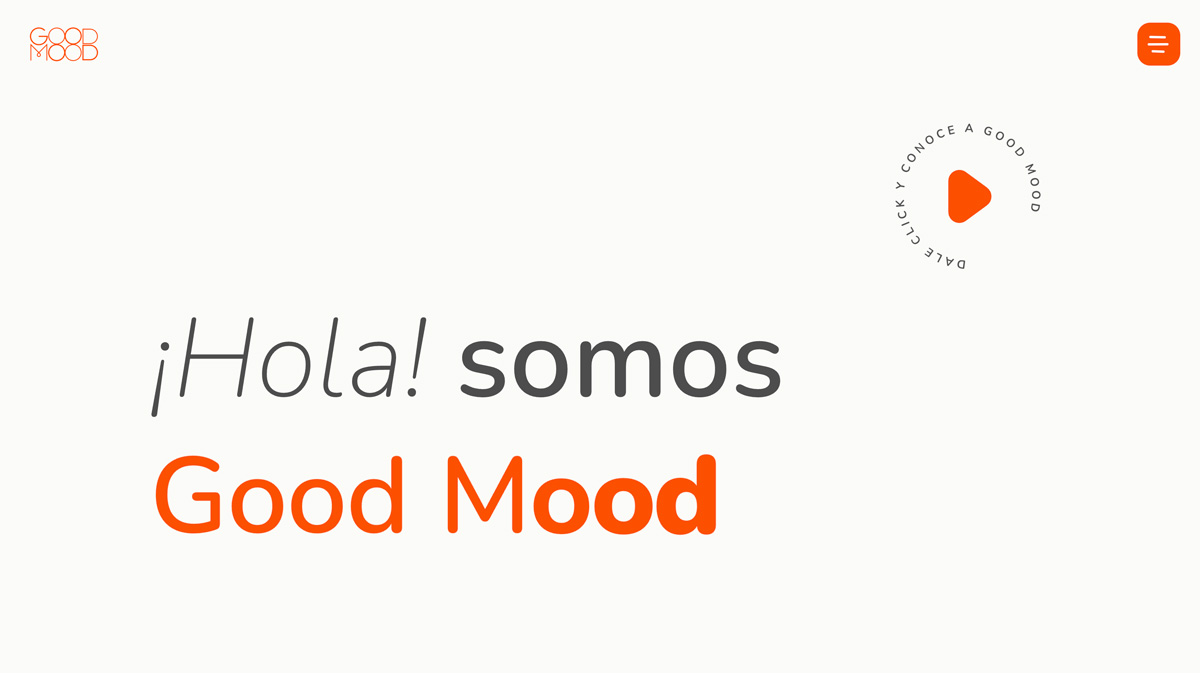 Sitio web Good Mood