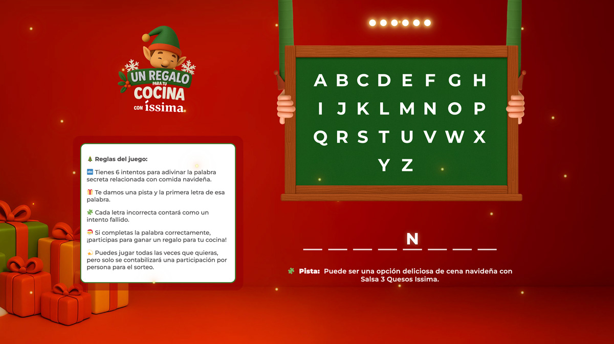 Sitio web juego Navidad íssima